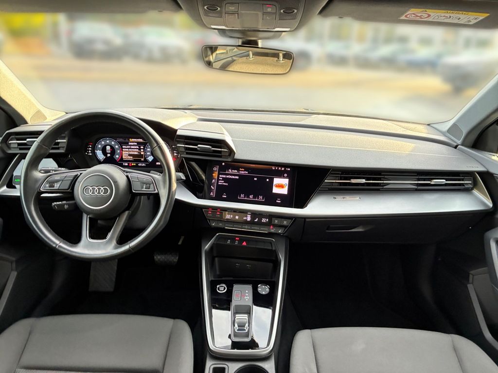 Audi A3 2021 г. Чёрный, пробег 48500 км