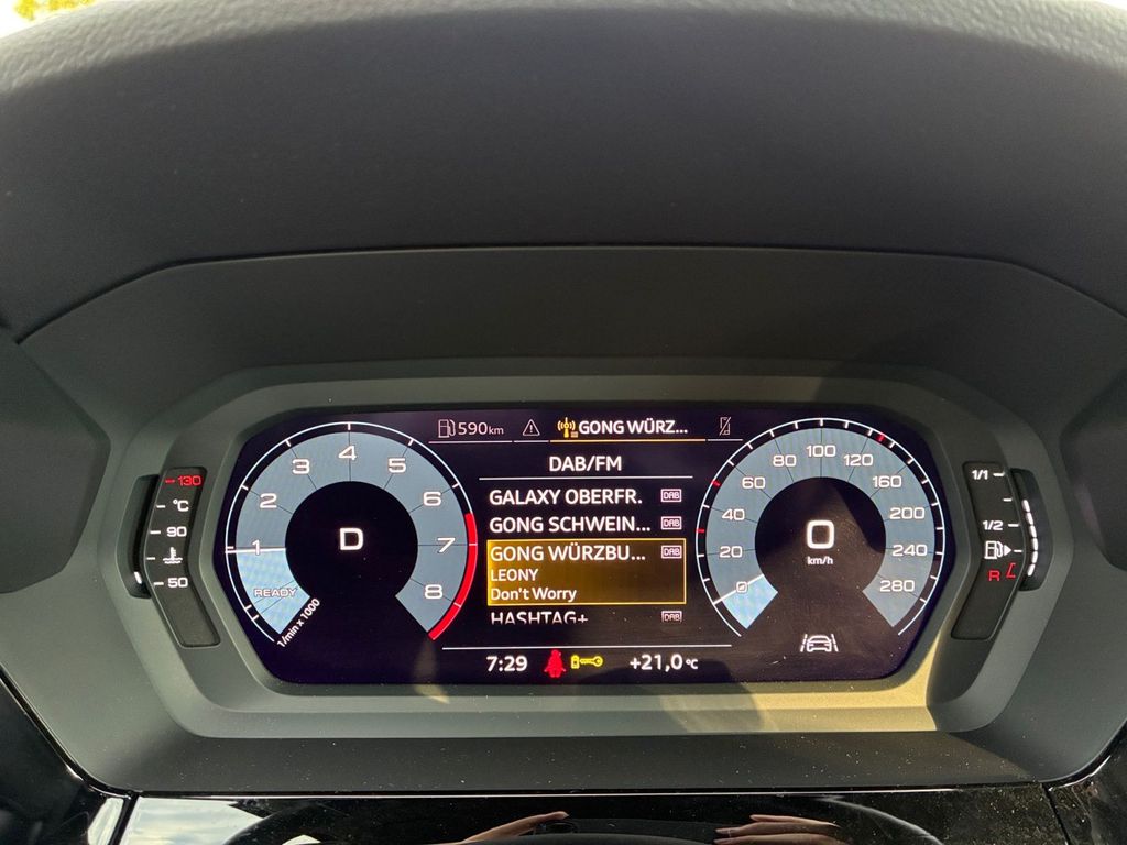 Audi A3 2021 г. Чёрный, пробег 48500 км