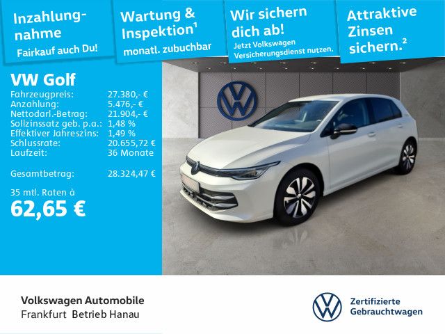 Volkswagen Golf 2025 г. Белый, пробег 25173 км