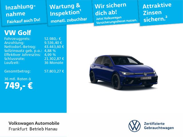 Volkswagen Golf 2025 г. Синий, пробег 8310 км