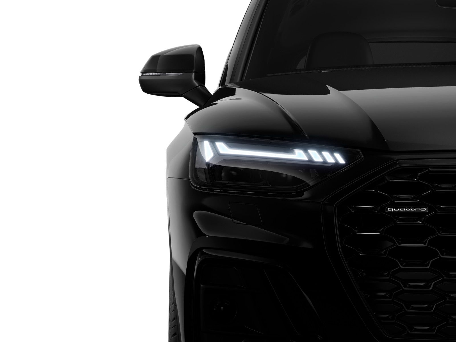 Audi Q5 2025 г. Чёрный, пробег 23480 км