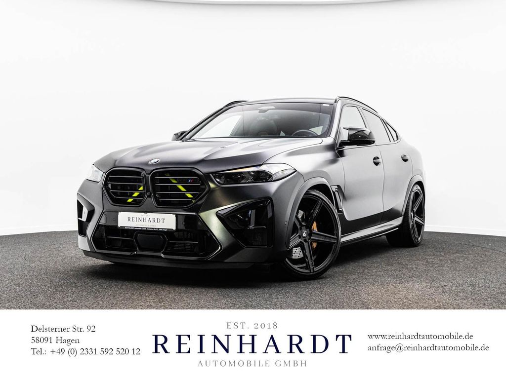 BMW X6 M 2024 г. Чёрный, пробег 46800 км