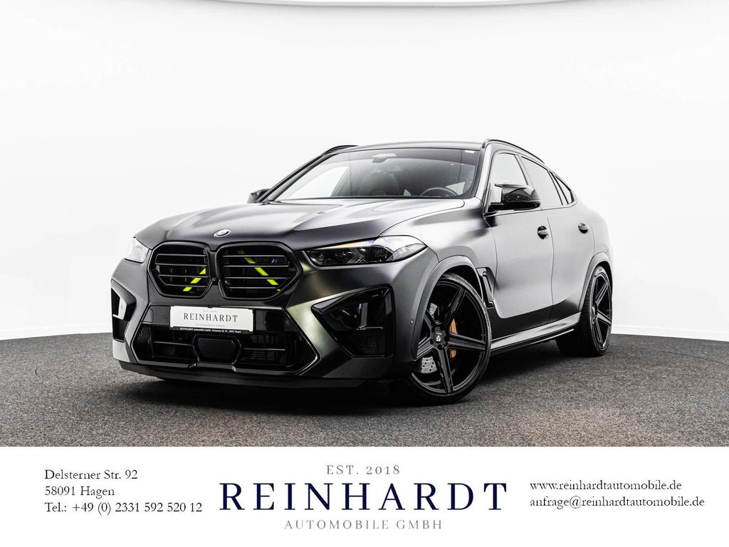 BMW X6 M 2024 г. Чёрный, пробег 46800 км