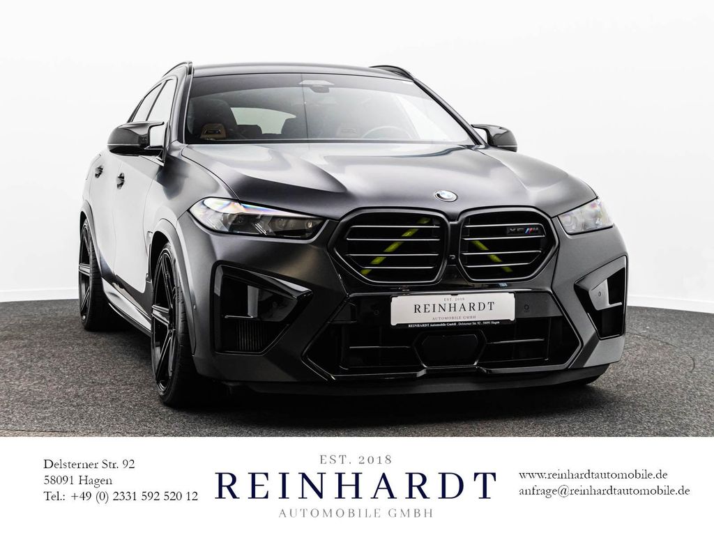 BMW X6 M 2024 г. Чёрный, пробег 46800 км
