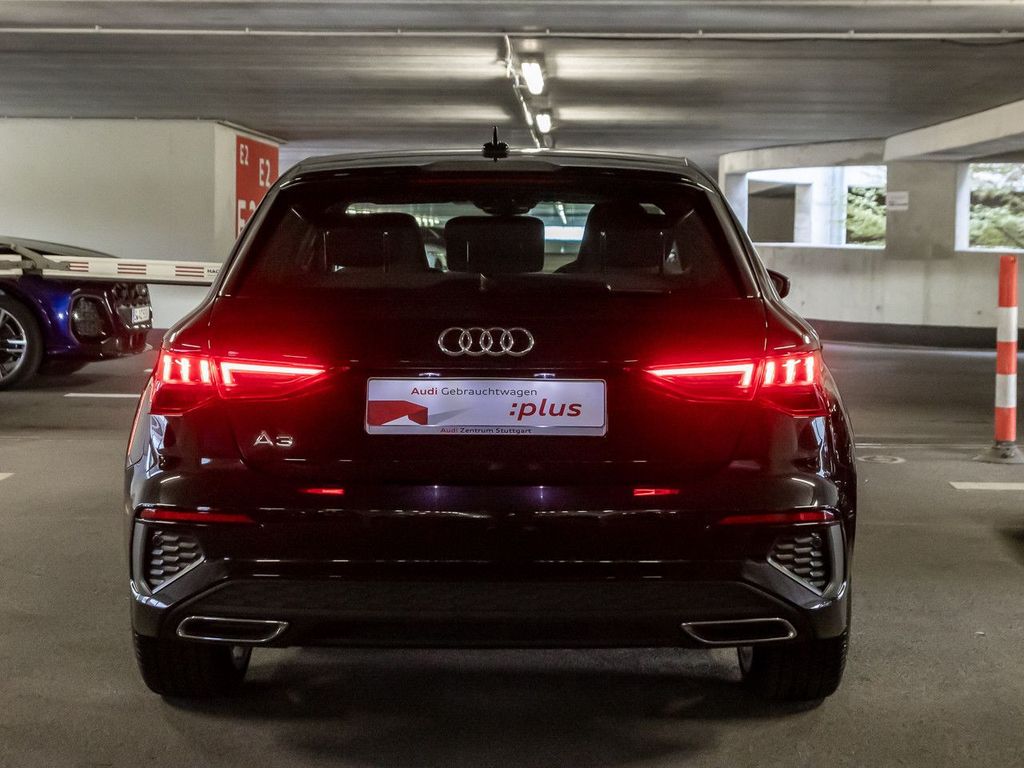 Audi A3 2023 г. Чёрный, пробег 49002 км