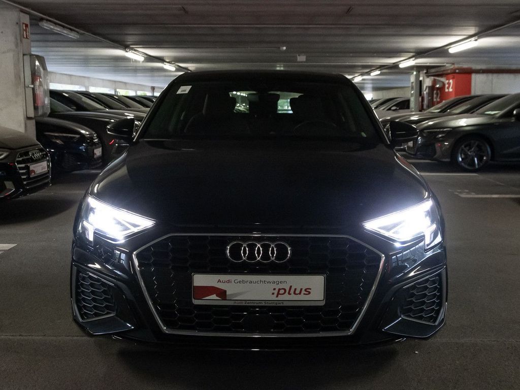 Audi A3 2023 г. Чёрный, пробег 49002 км