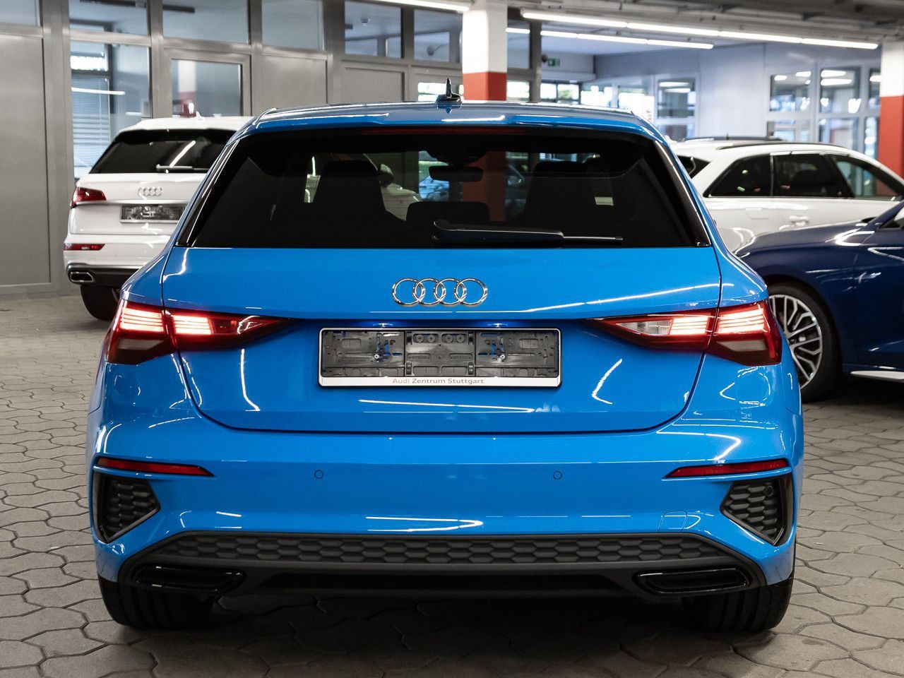 Audi A3 2022 г. Синий, пробег 59500 км