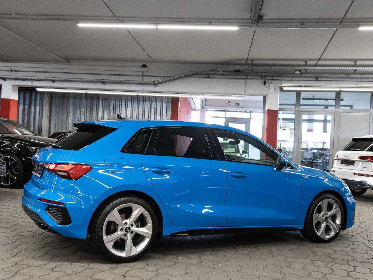 Audi A3 2022 г. Синий, пробег 59500 км