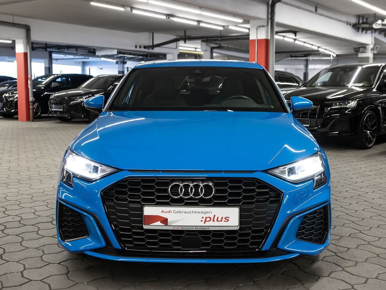 Audi A3 2022 г. Синий, пробег 59500 км