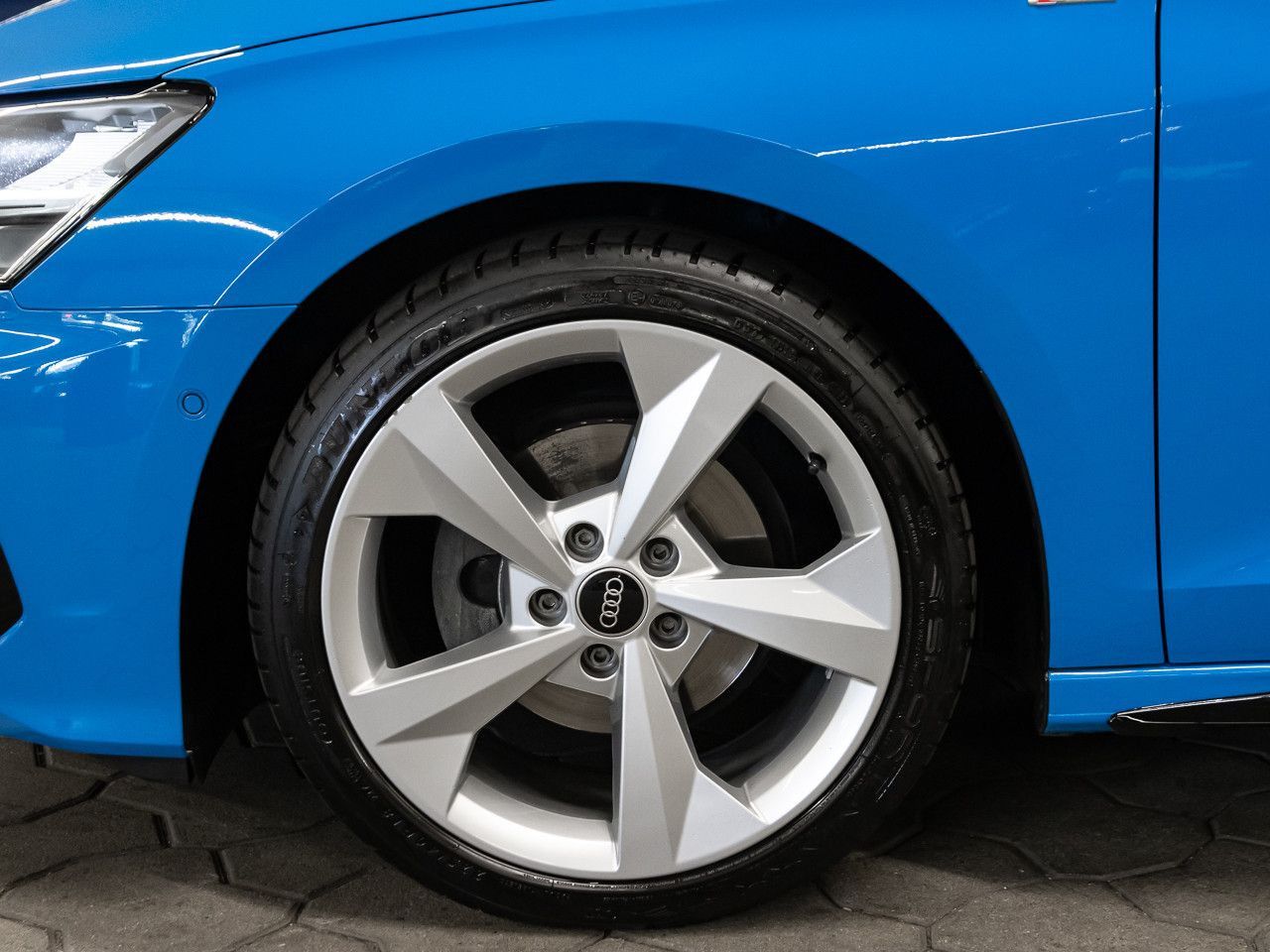 Audi A3 2022 г. Синий, пробег 59500 км