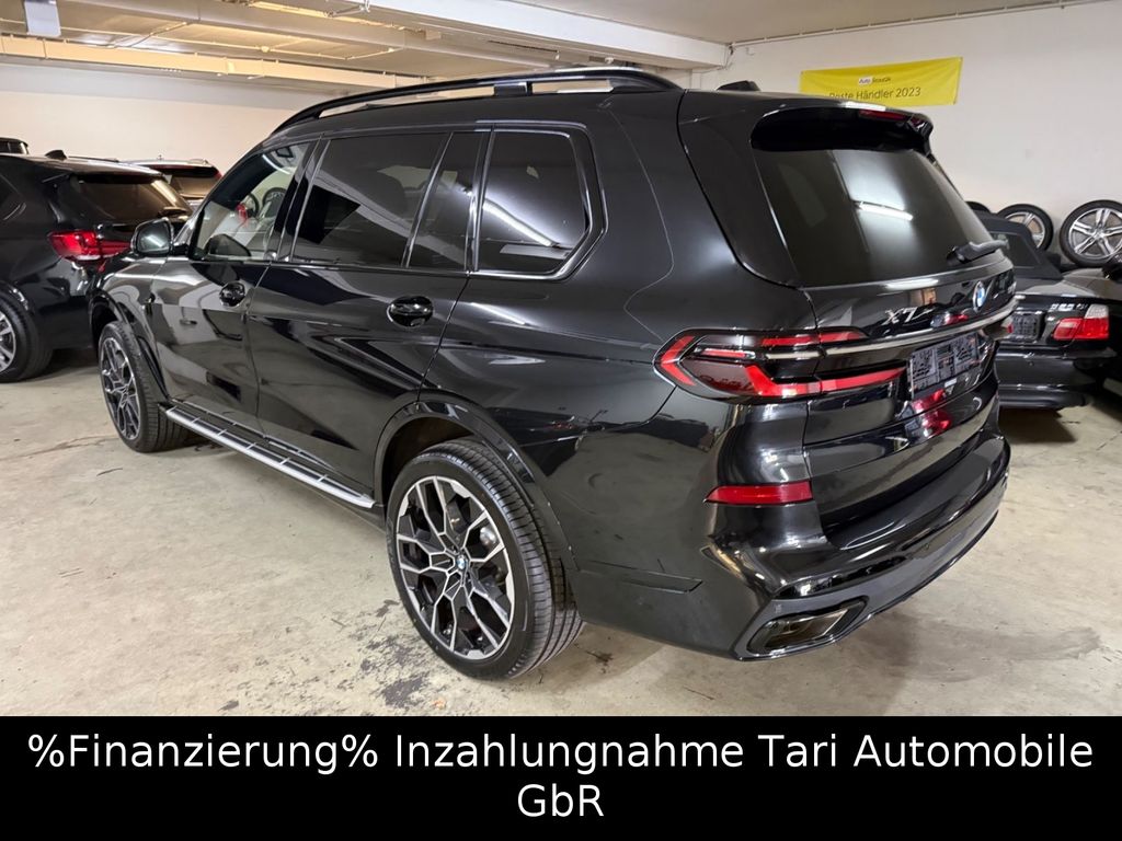 BMW X7 2023 г. Чёрный, пробег 54400 км