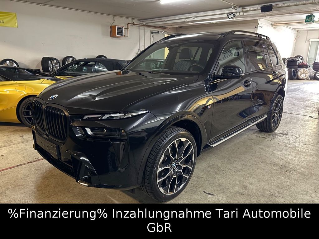 BMW X7 2023 г. Чёрный, пробег 54400 км