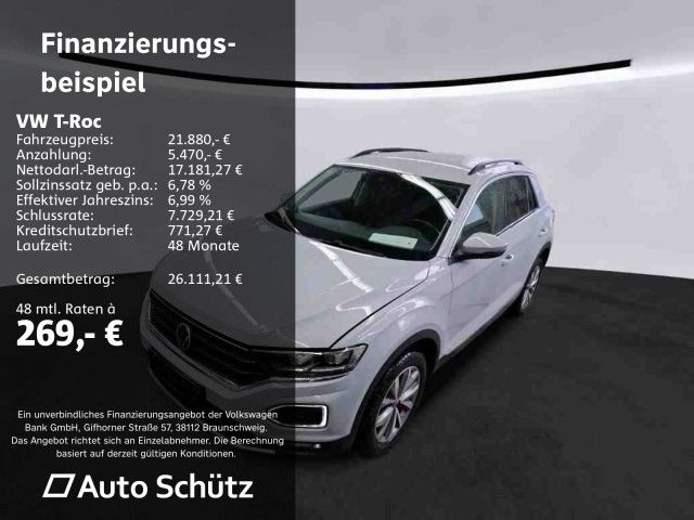 Volkswagen T-Roc 2021 г. Белый, пробег 21240 км
