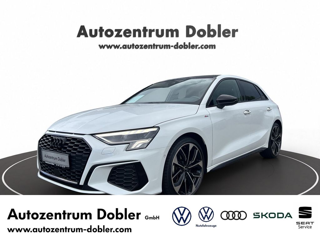 Audi A3 2023 г. Белый, пробег 22700 км