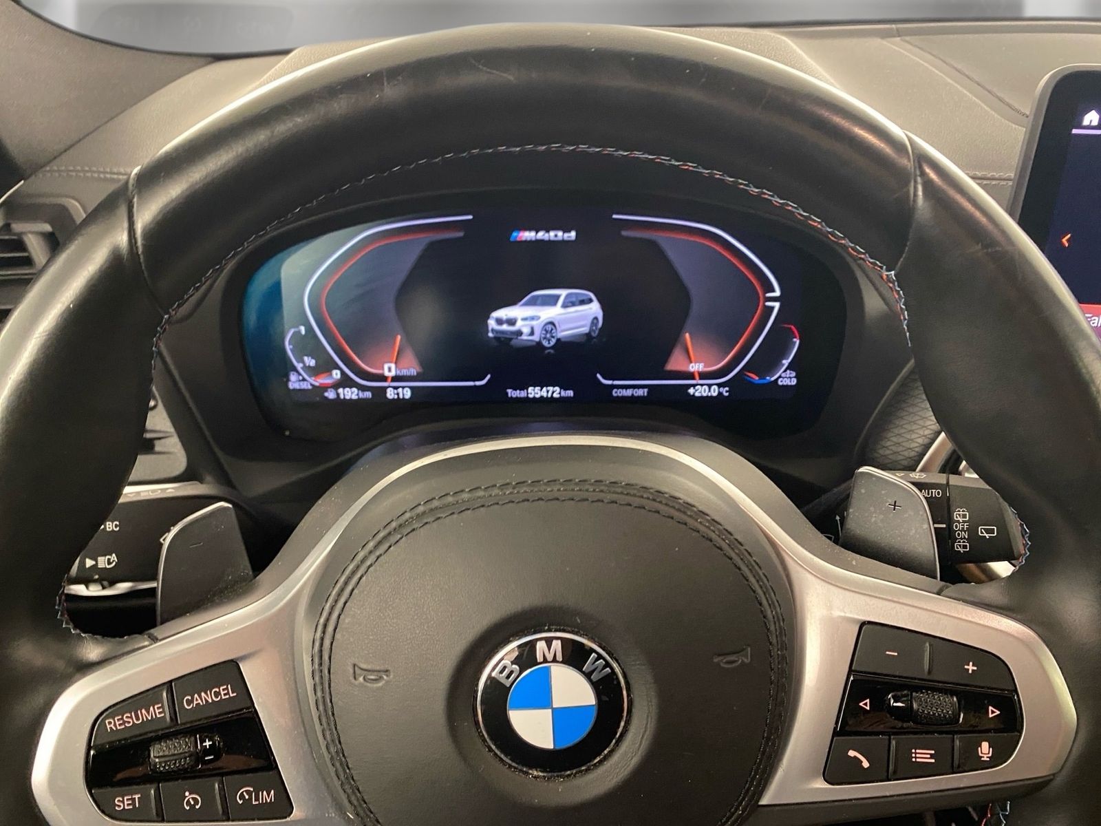 BMW X3 M40 2023 г. Белый, пробег 55467 км