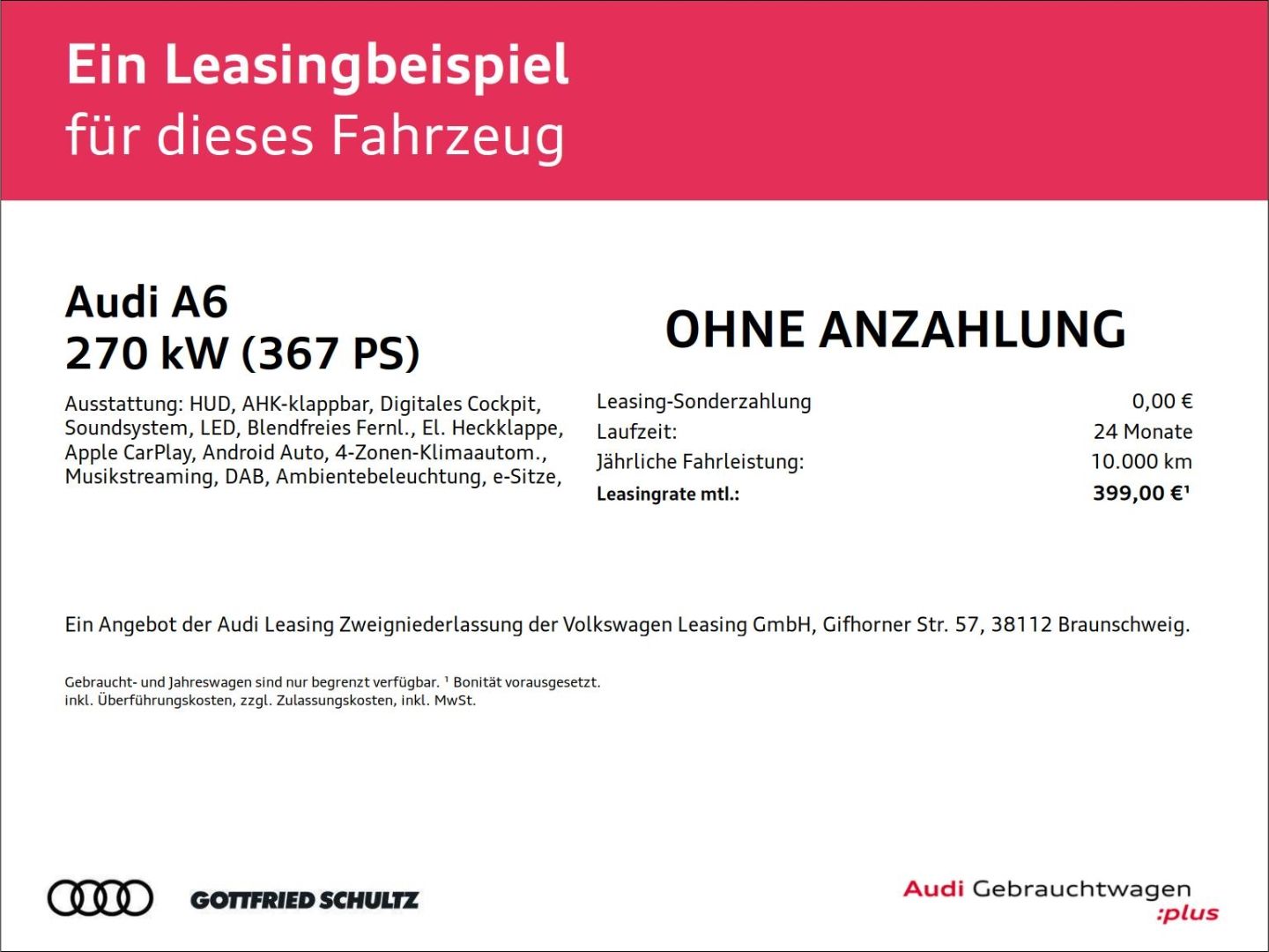 Audi A6 2026 г. Серый, пробег 22615 км