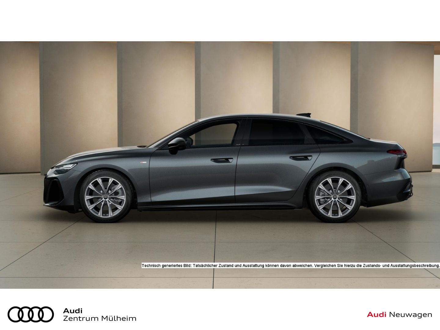Audi A6 2026 г. Серый, пробег 22615 км