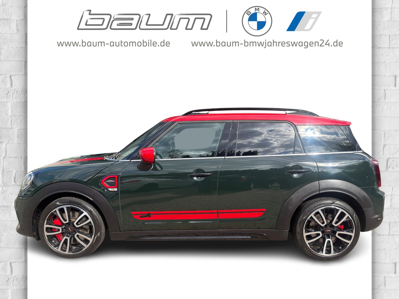 Mini JOHN COOPER WORKS COUNTRYMAN 2022 г. Зелёный, пробег 56990 км