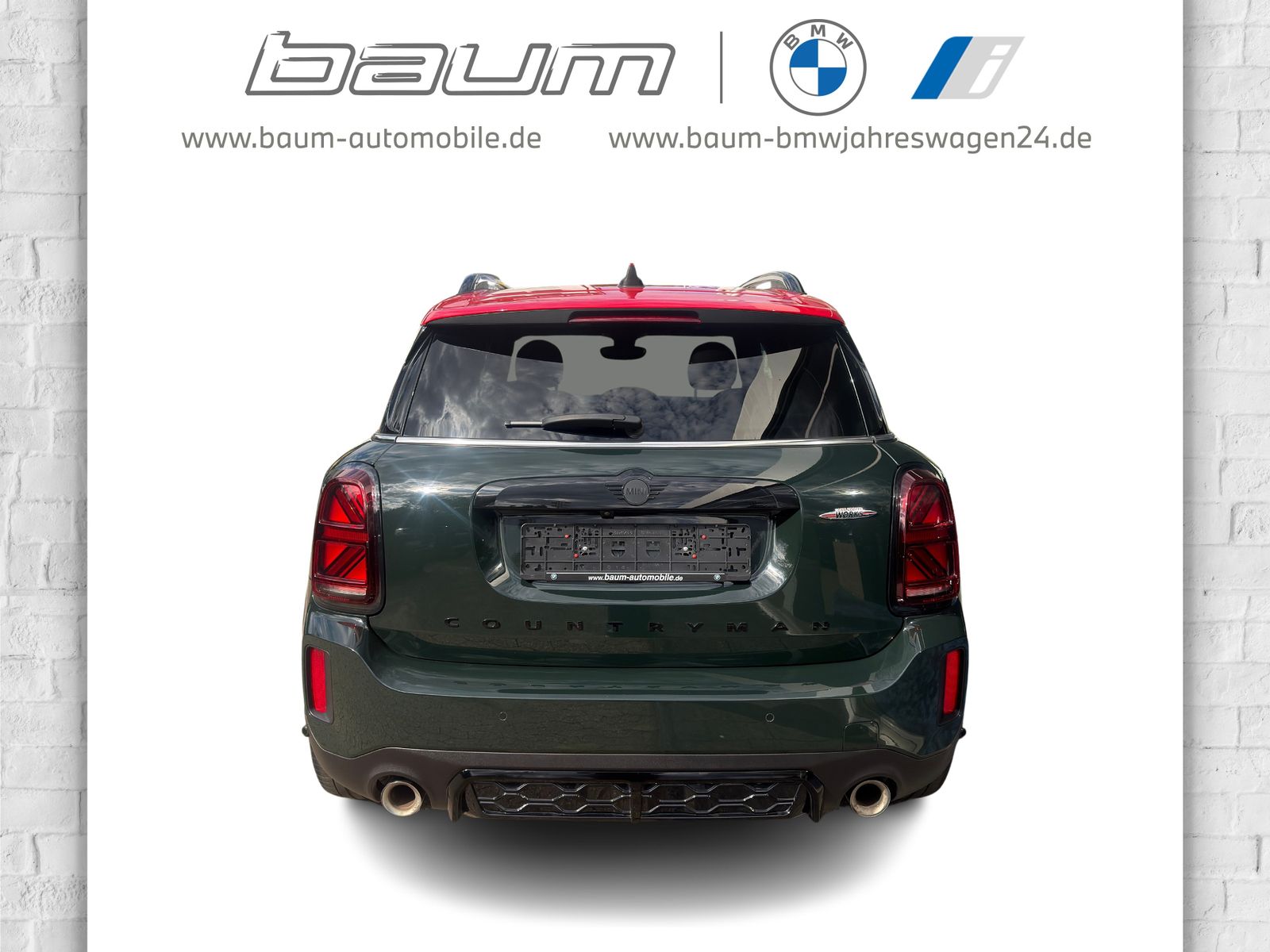 Mini JOHN COOPER WORKS COUNTRYMAN 2022 г. Зелёный, пробег 56990 км