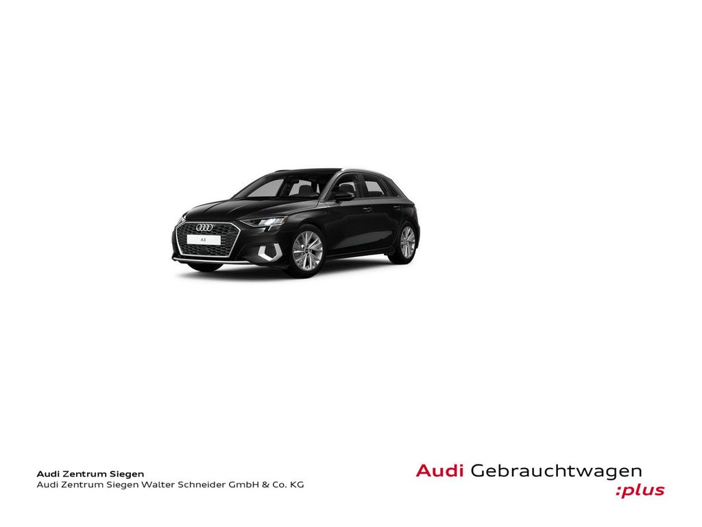 Audi A3 2022 г. Чёрный, пробег 50333 км