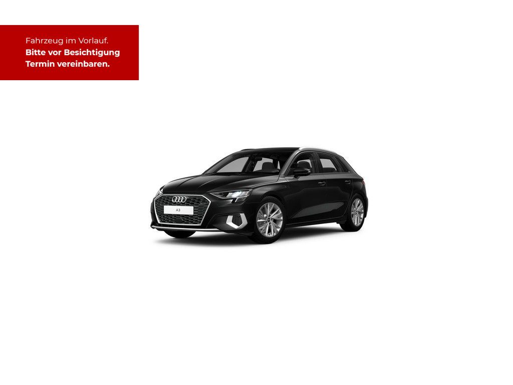 Audi A3 2022 г. Чёрный, пробег 50333 км
