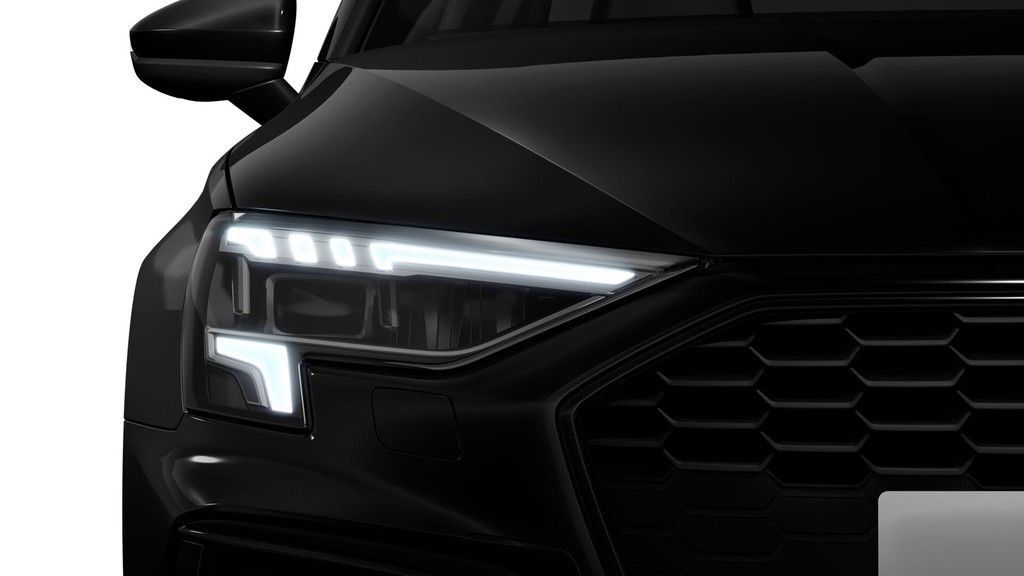 Audi A3 2022 г. Чёрный, пробег 49342 км