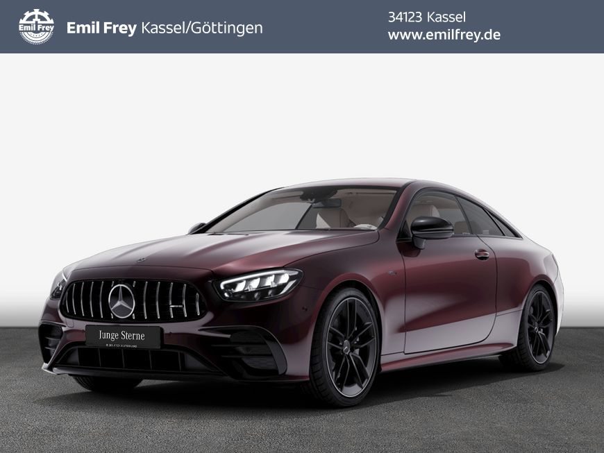 Mercedes-Benz E 53 AMG 2022 г. Красный, пробег 18959 км