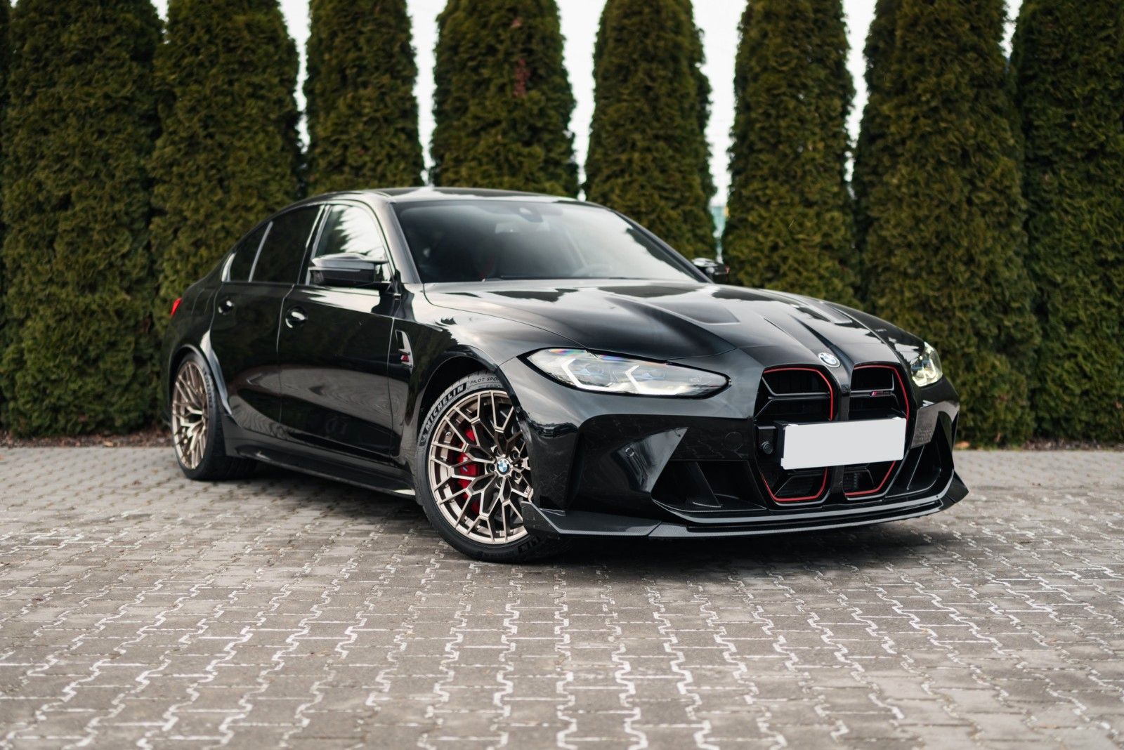 BMW M3 2023 г. Чёрный, пробег 38000 км