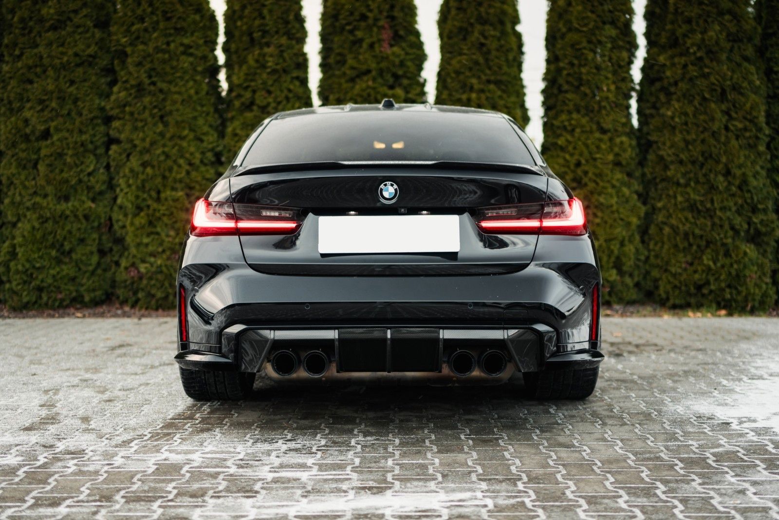 BMW M3 2023 г. Чёрный, пробег 38000 км