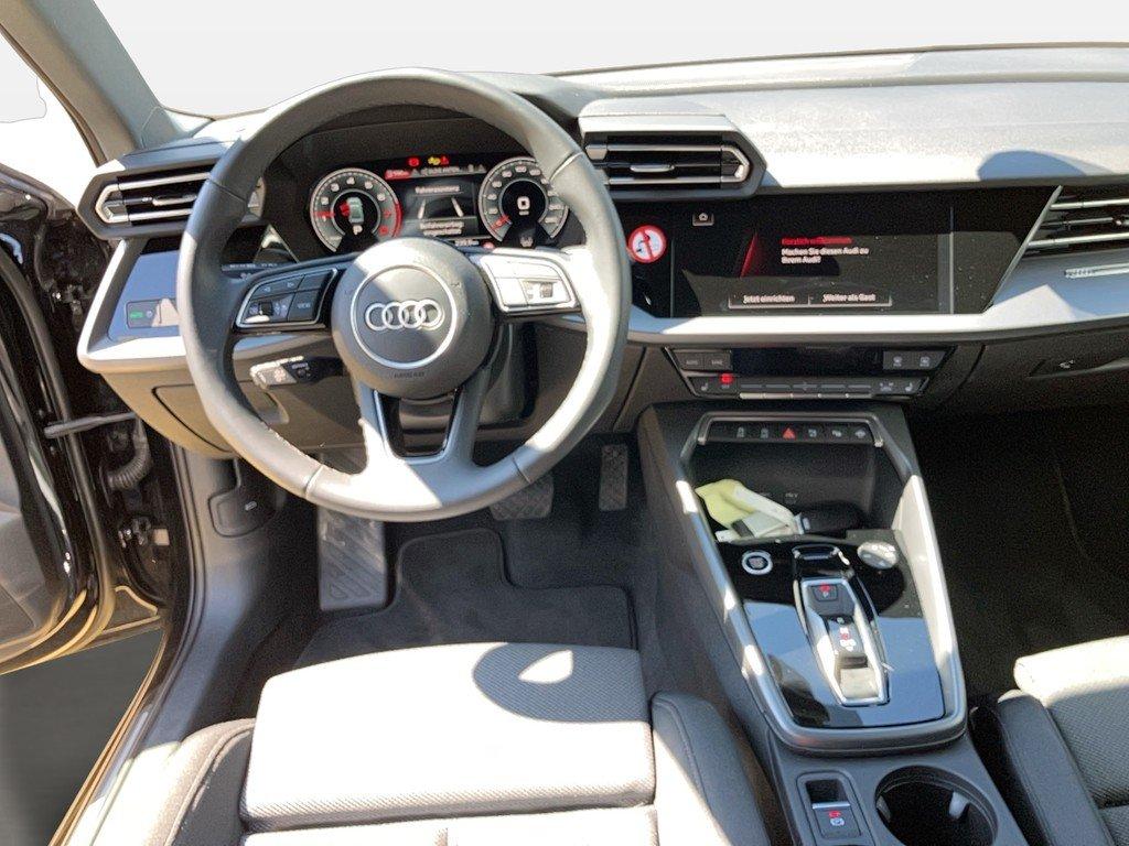 Audi A3 2024 г. Чёрный, пробег 45200 км