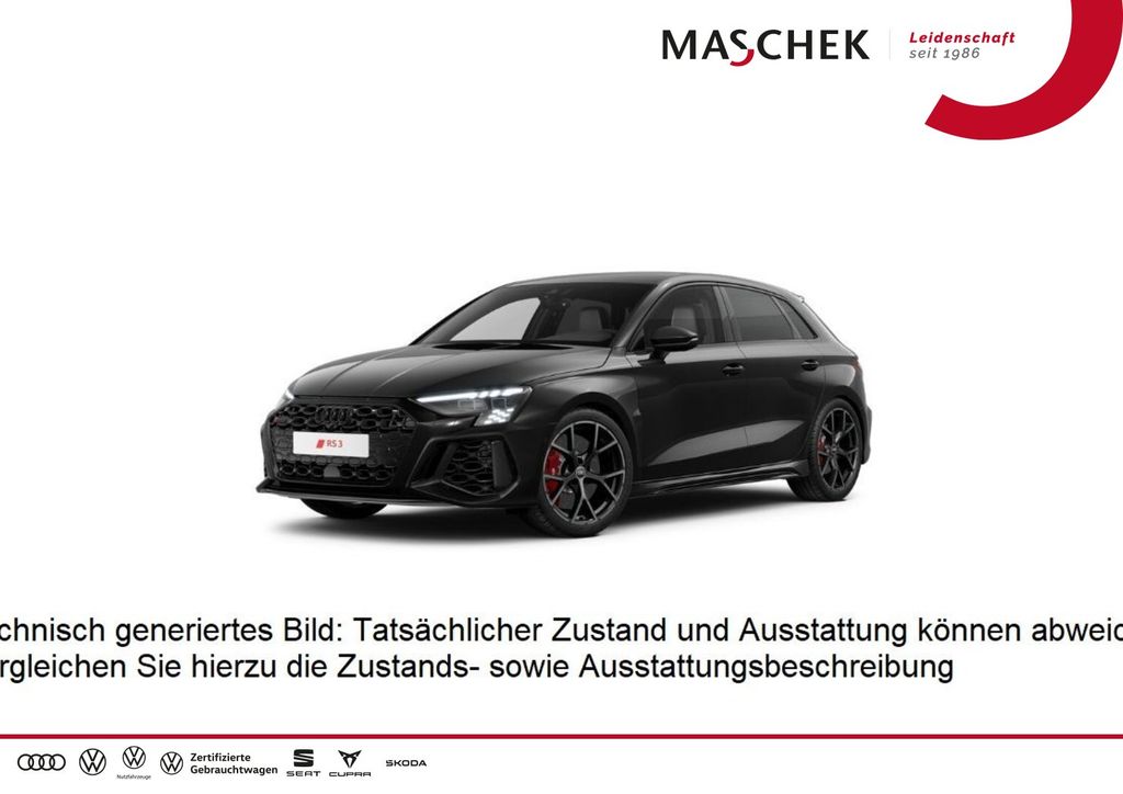 Audi RS3 2023 г. Чёрный, пробег 43990 км