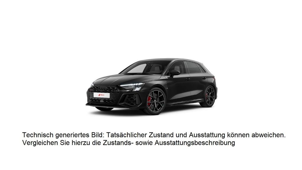 Audi RS3 2023 г. Чёрный, пробег 43990 км
