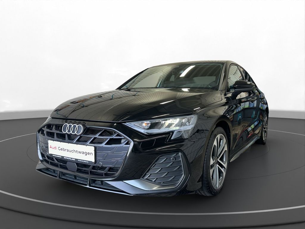Audi A3 2025 г. Чёрный, пробег 39500 км