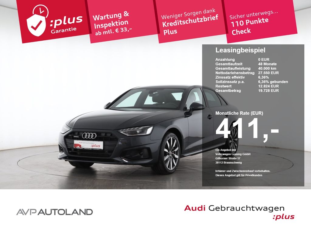 Audi A4 2022 г. Серый, пробег 56841 км