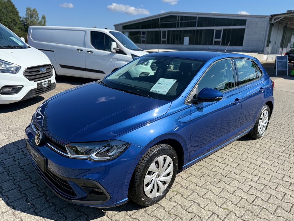 Volkswagen Polo 2023 г. Синий, пробег 59500 км