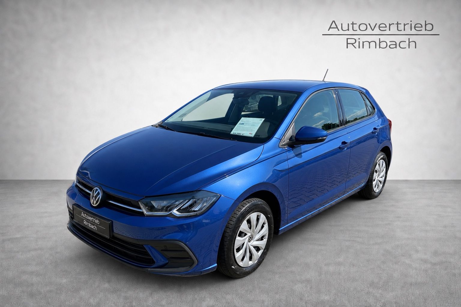 Volkswagen Polo 2023 г. Синий, пробег 59500 км