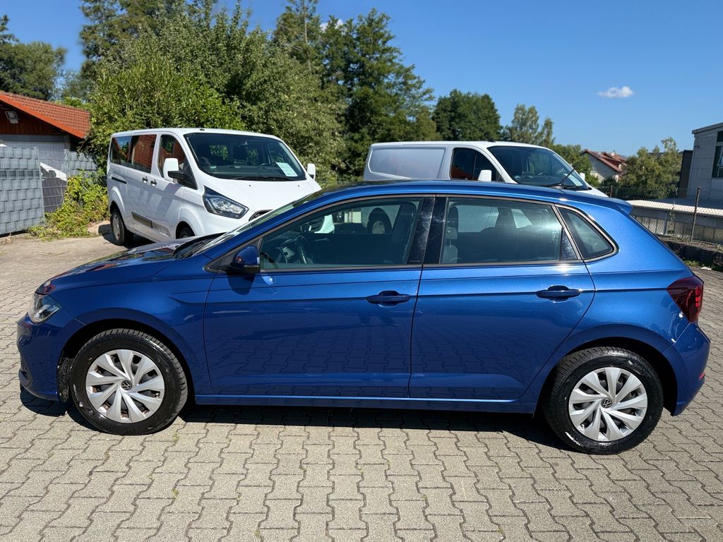 Volkswagen Polo 2023 г. Синий, пробег 59500 км