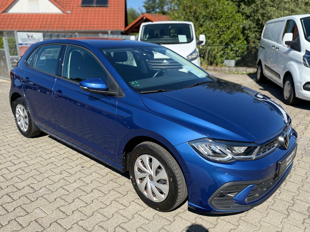 Volkswagen Polo 2023 г. Синий, пробег 59500 км