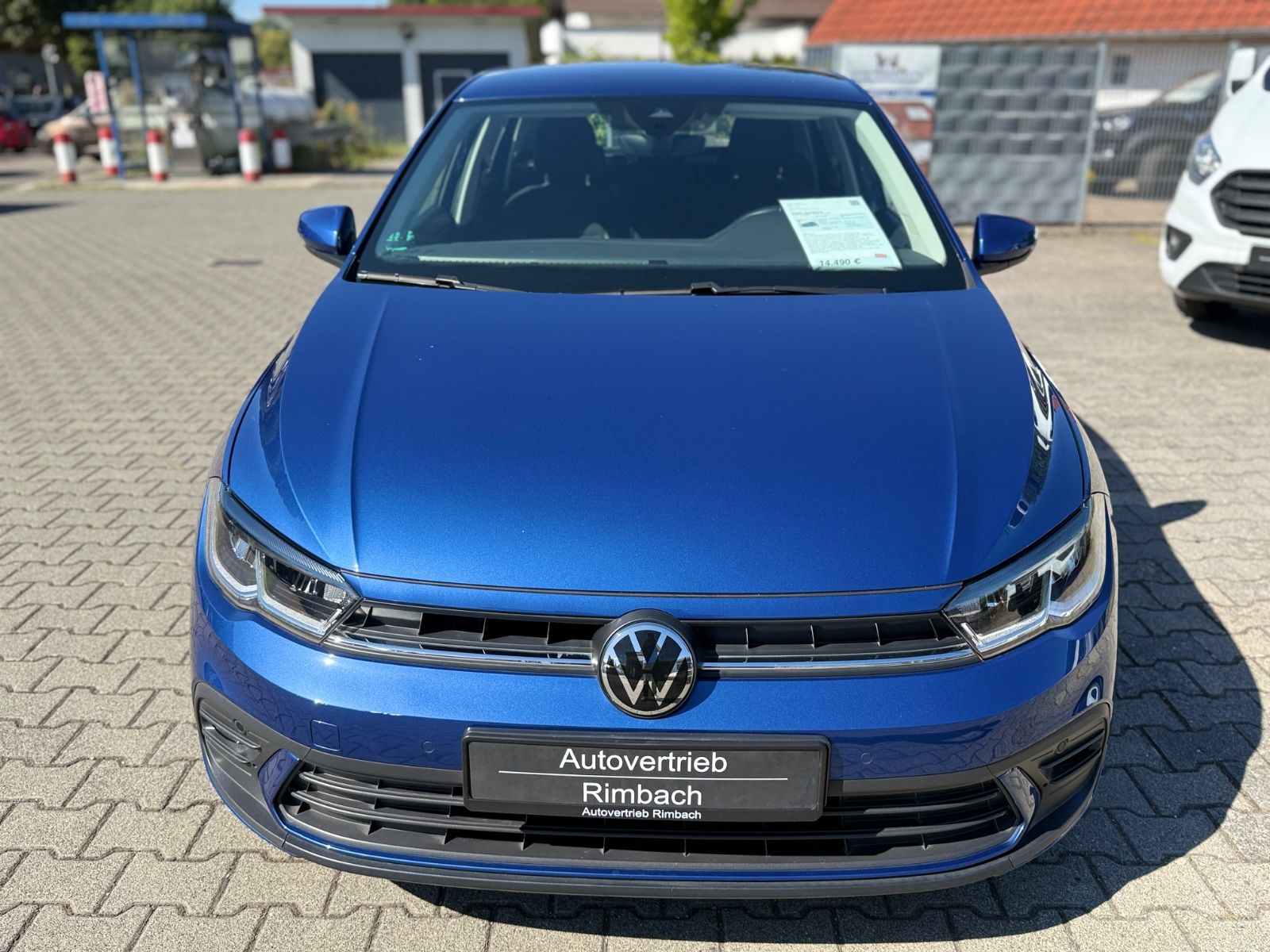 Volkswagen Polo 2023 г. Синий, пробег 59500 км