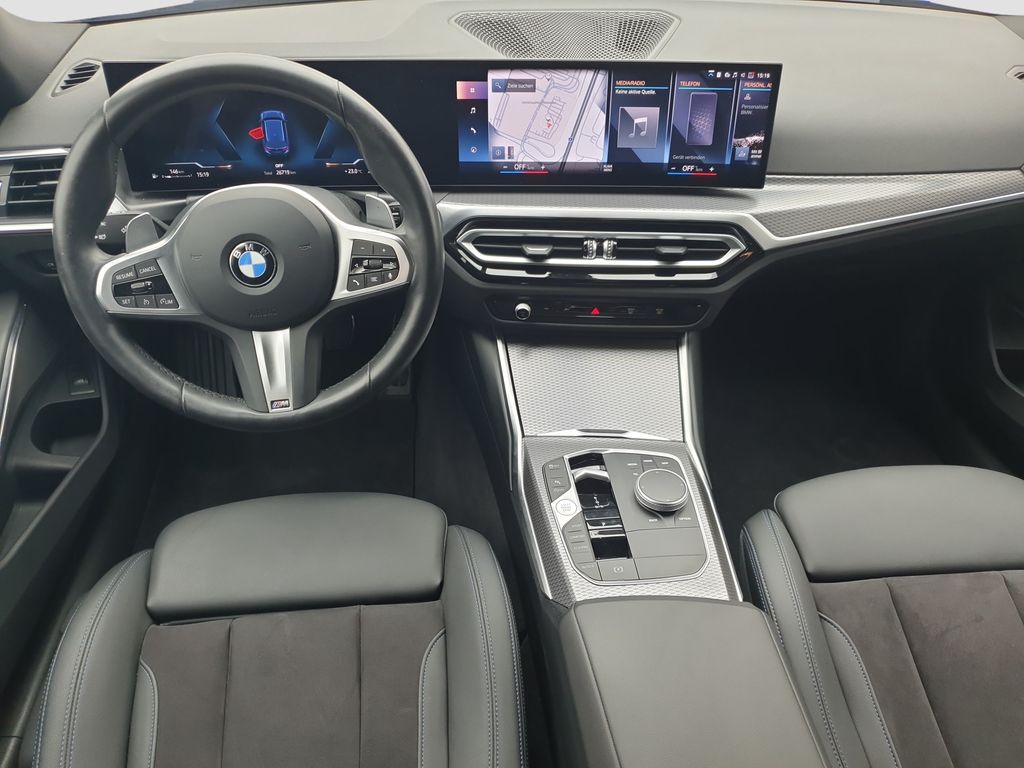 BMW 320 2023 г. Синий, пробег 26718 км