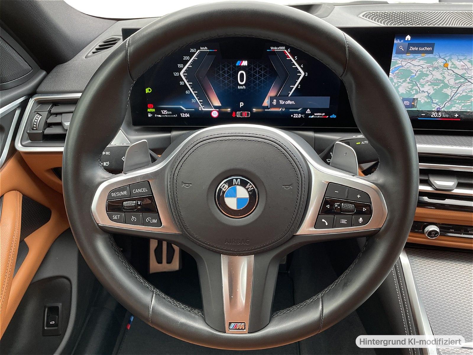 BMW 430 2023 г. Белый, пробег 23975 км