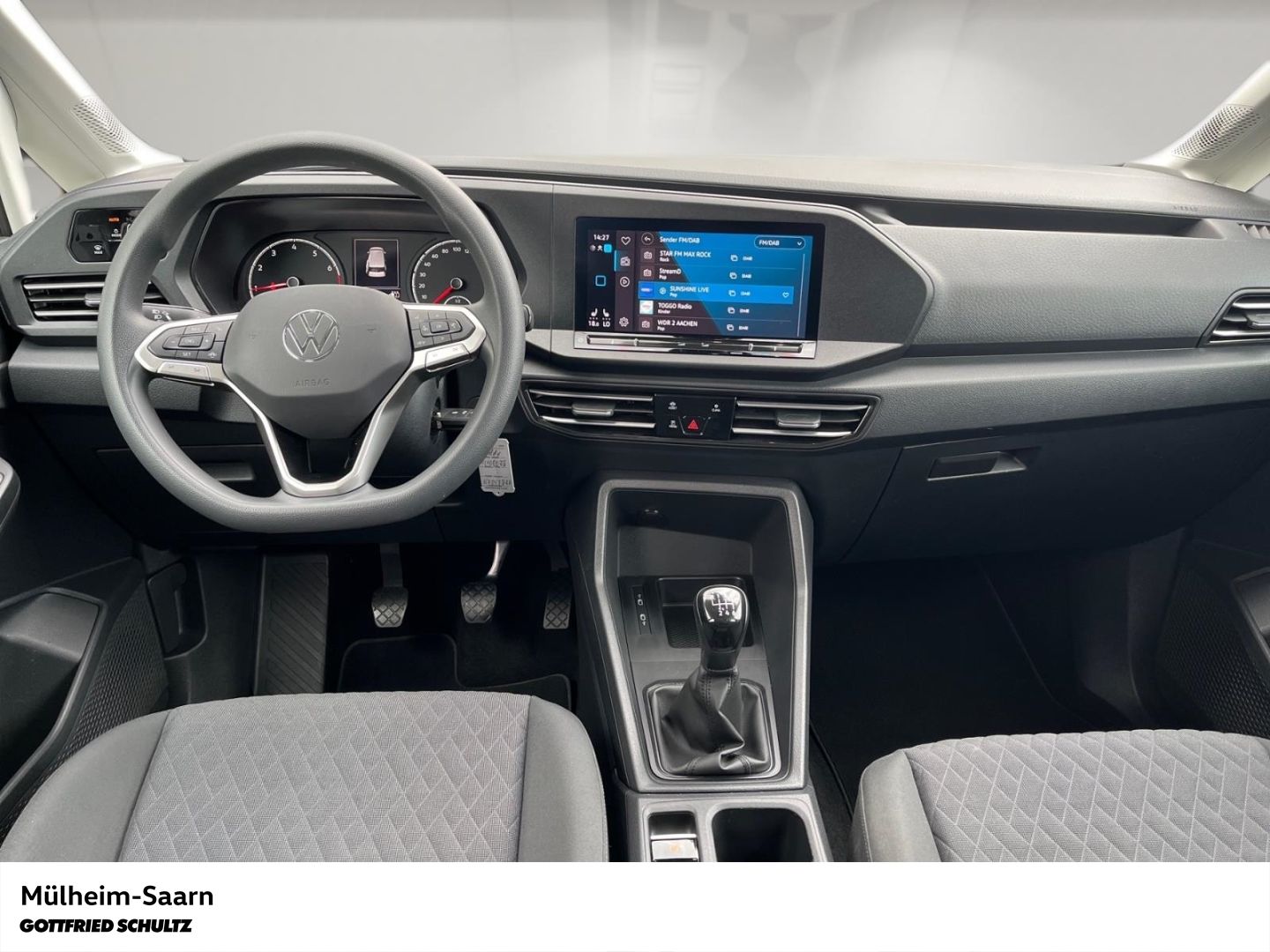 Volkswagen Caddy 2022 г. Белый, пробег 39447 км