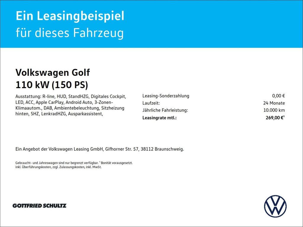 Volkswagen Golf 2026 г. Чёрный, пробег 12665 км
