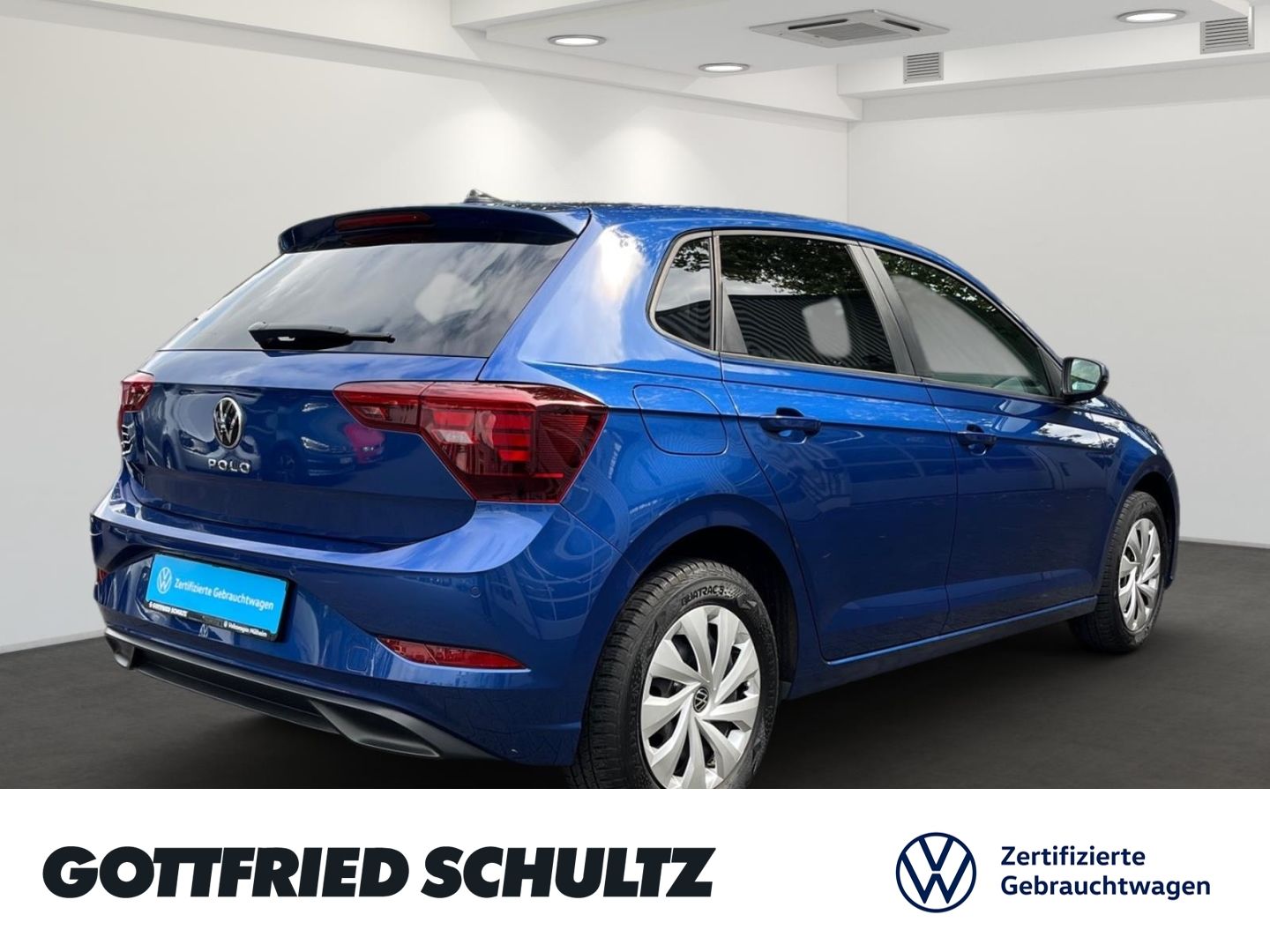 Volkswagen Polo 2022 г. Синий, пробег 48202 км