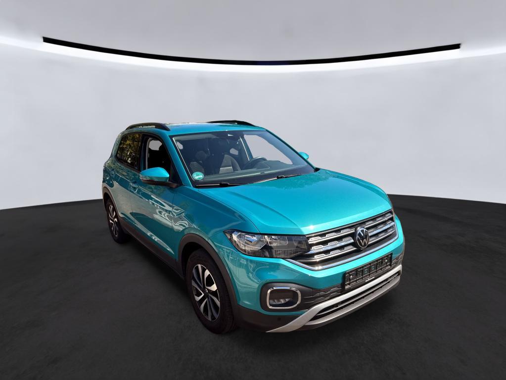 Volkswagen T-Cross 2022 г. Зелёный, пробег 27680 км