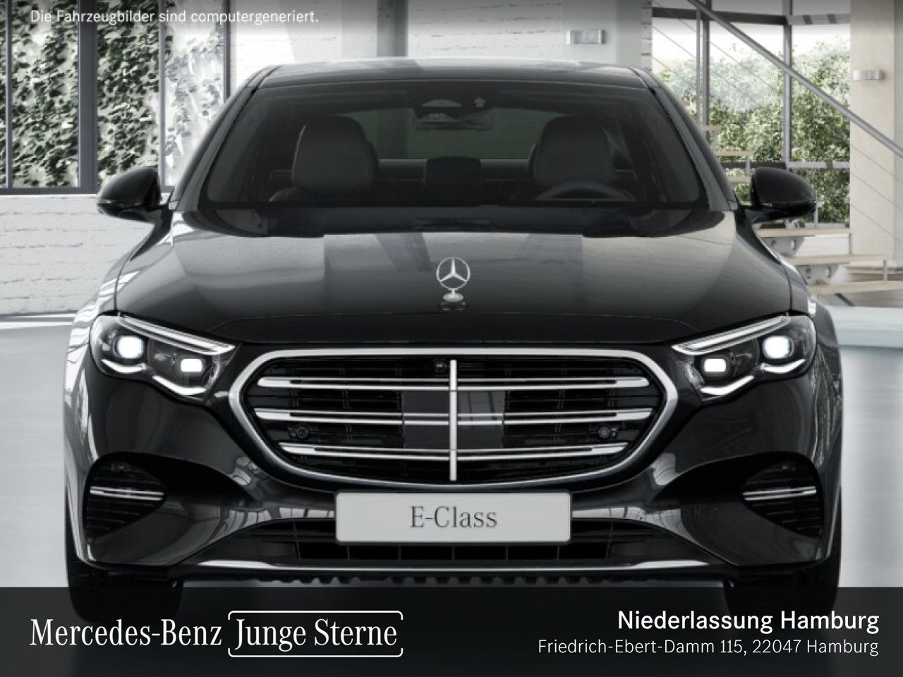 Mercedes-Benz E 450 2024 г. Чёрный, пробег 42771 км