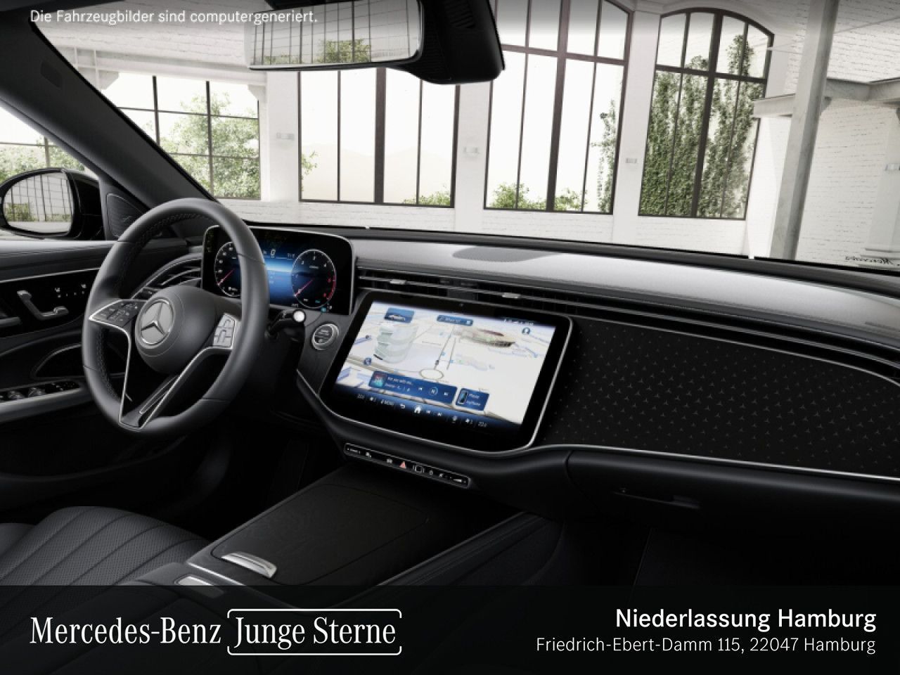 Mercedes-Benz E 450 2024 г. Чёрный, пробег 42771 км