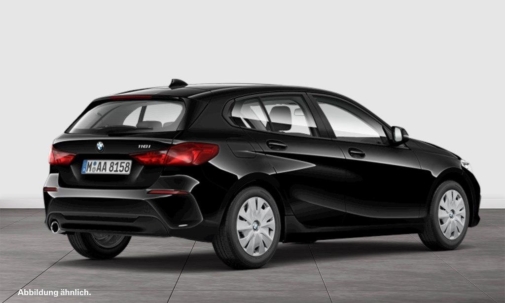 BMW 116 2023 г. Чёрный, пробег 38729 км
