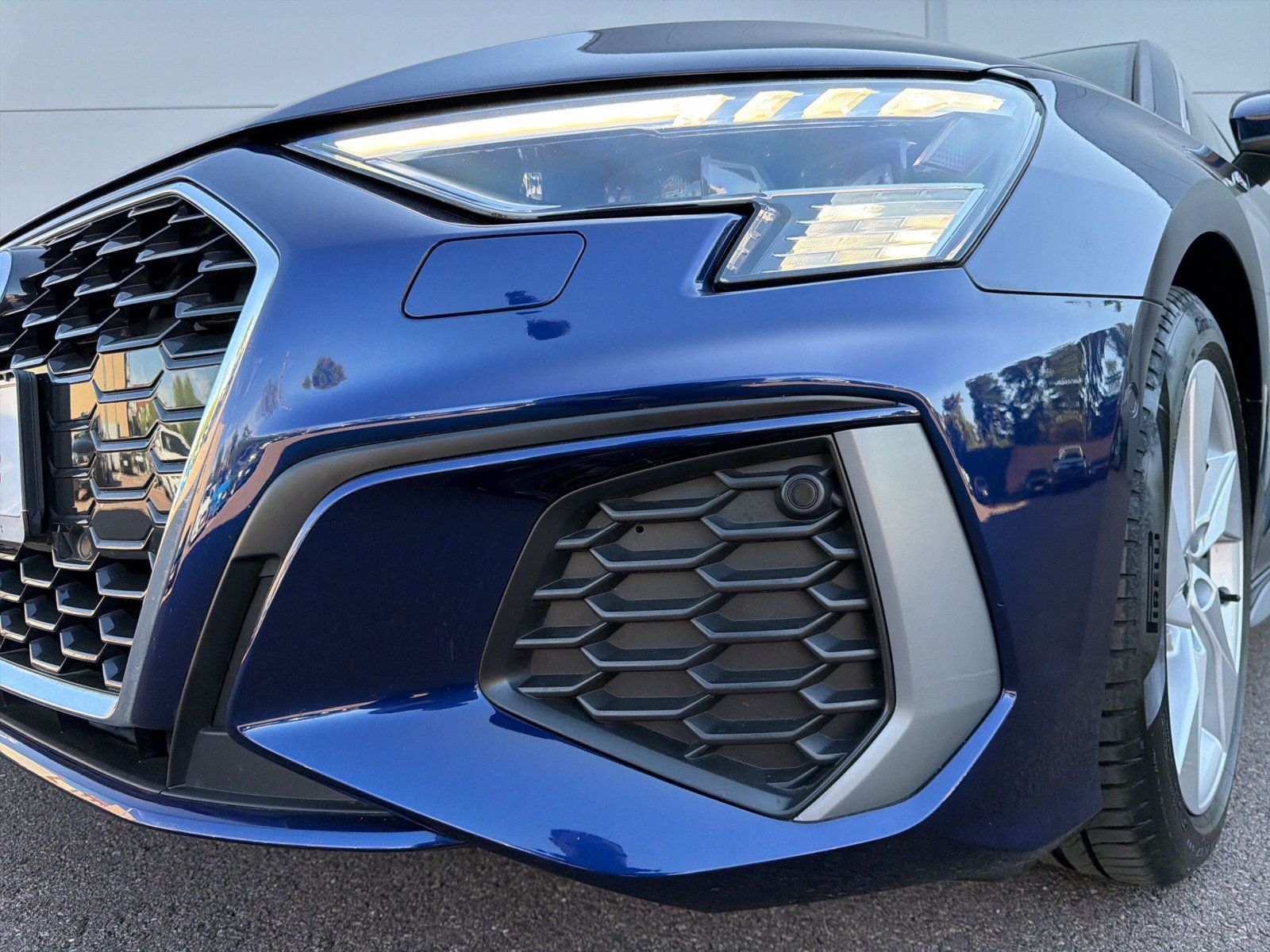 Audi A3 2021 г. Синий, пробег 36821 км