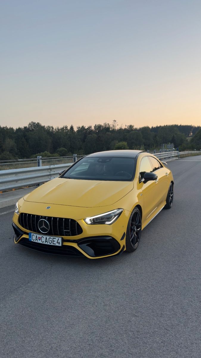 Mercedes-Benz CLA 45 AMG 2022 г. Жёлтый, пробег 45400 км